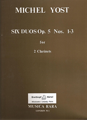 Six Duos Op5: Clarinet Duet