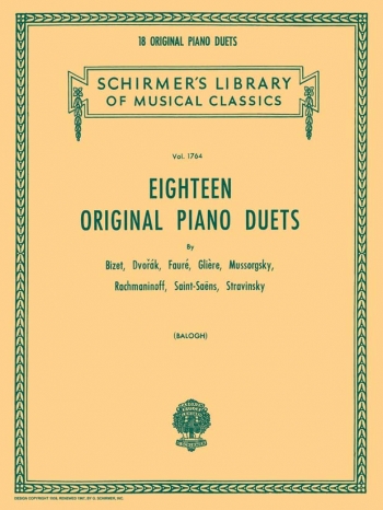 Eighteen Original Piano Duets (schirmer)