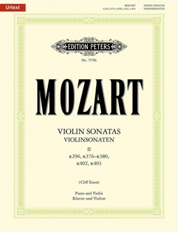 Sonatas Complete Vol.2: Violin and Piano (Peters)