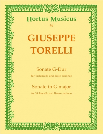 Sonata: G: Cello & Piano (Hortus Musicus)