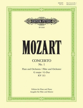 Concerto No.1 G Major K313: Flute & Piano (Peters)