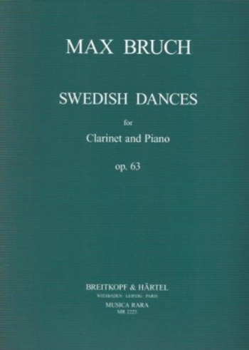 Swedish Dances: Op63: Clarinet & Piano (Breitkopf)