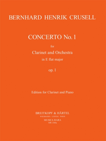 Concerto Eb Major Op.1: Clarinet & Piano (Breitkopf)