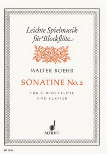 Sonata No2: Recorder and Piano