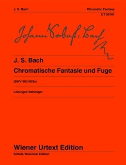 Chromatic Fantasy And Fugue D Minor: Piano (Wiener Urtext)
