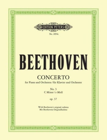 Piano Concerto No.3 in C minor, Op.37 Piano, 4 Hands (2) (Peters)