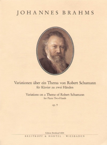 Variations On A Theme Of Robert Schumann Op.9: Piano  (Breitkopf)