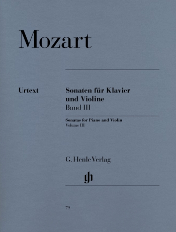 Sonatas Vol.3: Violin And Piano  (Henle)