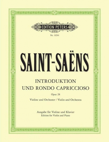 Introduktion Und Rondo Capriccioso Op.28: Violin & Piano (Peters)