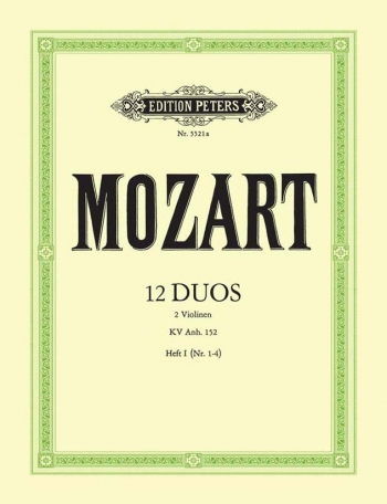 12 Duos: Vol 1: Kv152: 2 Violin
