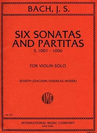 6 Sonatas And Partitas Bwv1001-1006: Violin Solo (International)