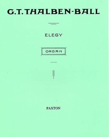 Elegy: Organ (Novello)