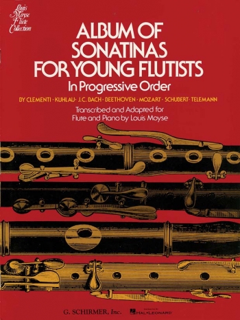 Album Of Sonatinas For Young Flautists In Progressive Order: Flute & Piano ( Moyse)