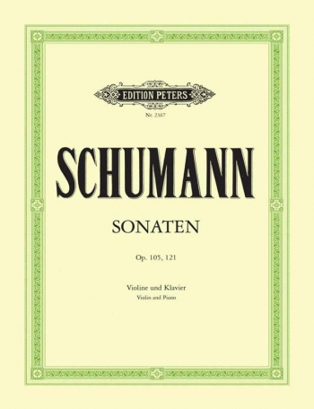 Sonatas Op.105 & 121: Violin & Piano (Peters)