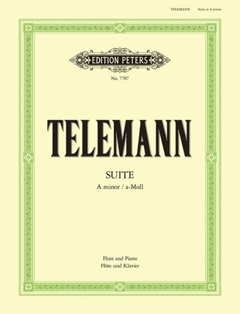 Suite A Minor: Flute & Piano (Peters)