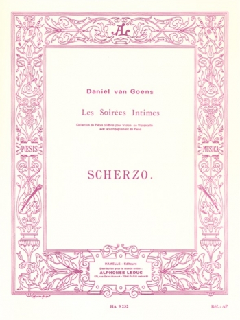 Scherzo: Op12: Cello & Piano  (Leduc)