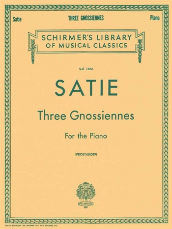 3 Gnossiennes: Piano (Schirmer)