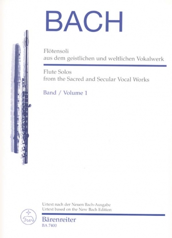 Flute Solos From Vocal Works: Vol 1: Flute & Piano (Barenreiter)