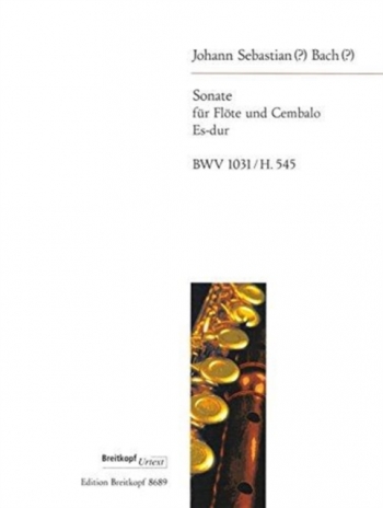 Sonata Eb Major: Flute and Harpsichord (Breitkopf)