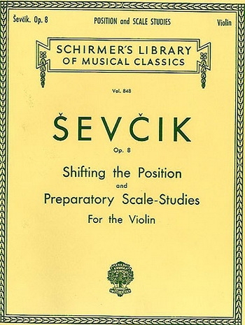 Shifting Of Position & Preparatory Scales Studies Op.8 Violin (Schirmer)