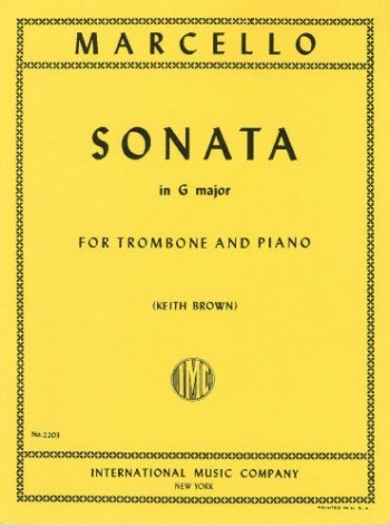 Sonata In G: Trombone: Piano
