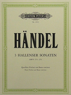 Halle Sonatas: Flute & Piano (Peters)