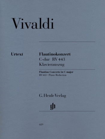 Concerto C Major Rv443: Flute & Piano (Henle)