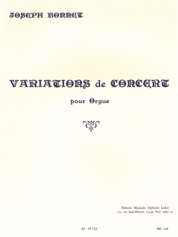 Variations De Concert: Organ (Leduc)