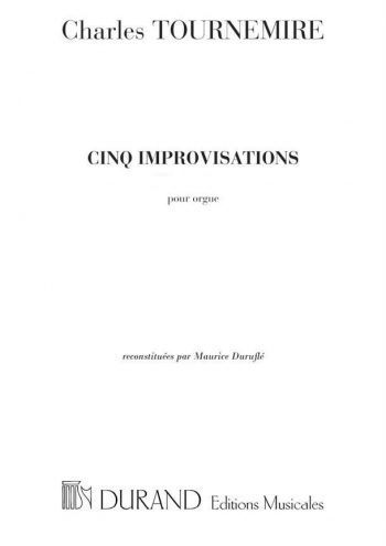 Cinq Improvisations 2: Organ (Durand)