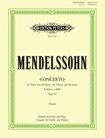 Concerto E Minor Op.64: Violin and Piano (Peters)