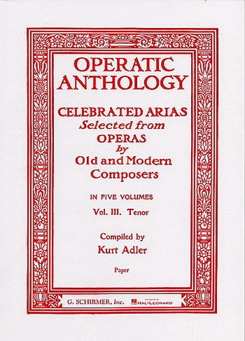Operatic Anthology Volume III: Tenor