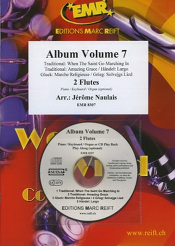Album: Vol 7: 5  Arrangements:  2 Flutes & Piano: Bk&Cd (arr Naulais)7