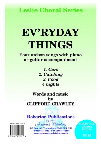 Everyday Things E Minor Vocal Unison