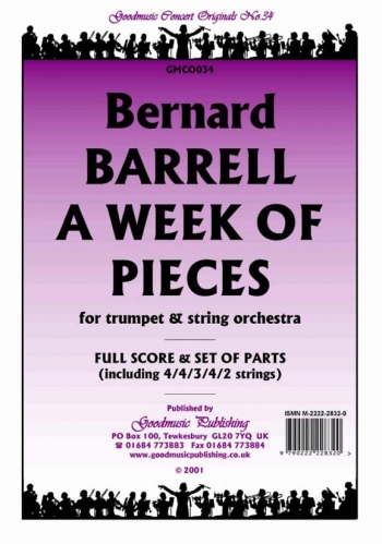 Week Of Pieces Trumpet Orchestra Score And Parts