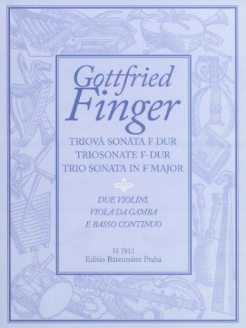 Trio Sonata F Major: Violin and Piano (Barenreiter)
