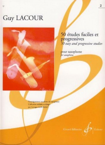 50 Etudes Faciles: Alto Saxophone: Studies: Vol.2