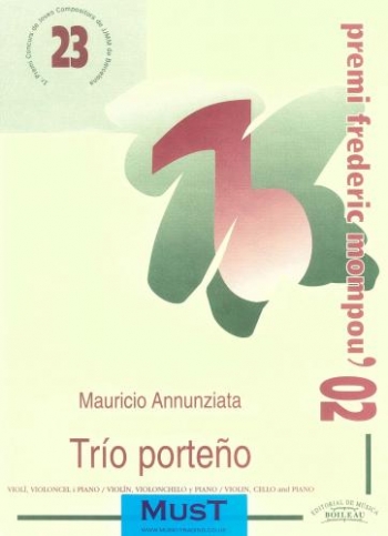 Annunziata: Trio Porteno (PIano Trio): Violin Cello and PIano