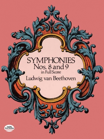 Beethoven: Symphonies 8,9: Full Score:(Dover)