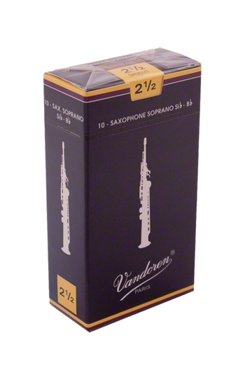 Vandoren Traditional Soprano Saxophone Reeds (10 Pack)