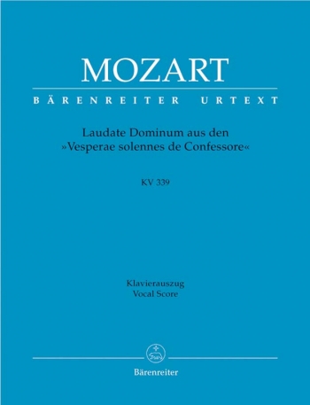 Laudate Dominum Kv339: Vocal: Satb  (Barenreiter)