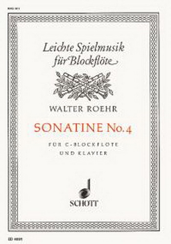 Sonata No4: Recorder and Piano