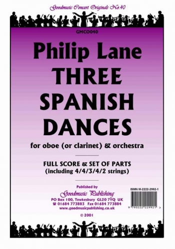 Orchestra: Lane 3 Spanish Dances Oboe And Orchestra Score And Parts