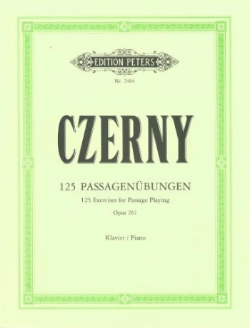 125 Exercises For Passage Playing  Op.261 Piano (Peters)