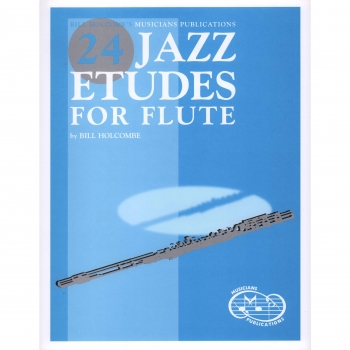 24 Jazz Etudes Flute Book (holcombe)