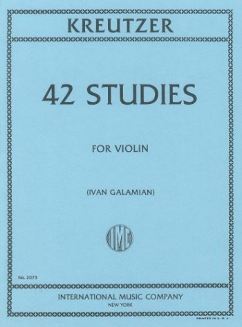 42 Studies: Violin (galamian) (International)