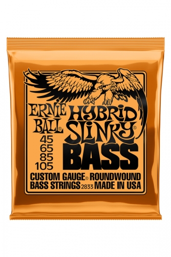 Ernie Ball Bass Guitar 2833 Hybrid Slinky 45-105