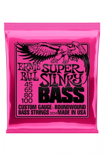 Ernie Ball Bass Guitar 2834  Super Slinky 45-100