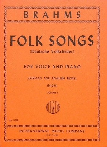 Folk Songs: Vol 1: Deutsche Volkslieder: High Voice