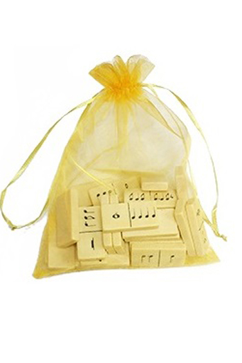 Musical Dominoes Set - Gold Bag (Seconds)