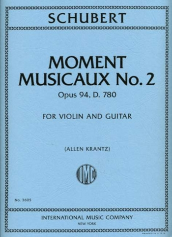 Moments Musicaux No 2: Op94 D780: Violin And Piano